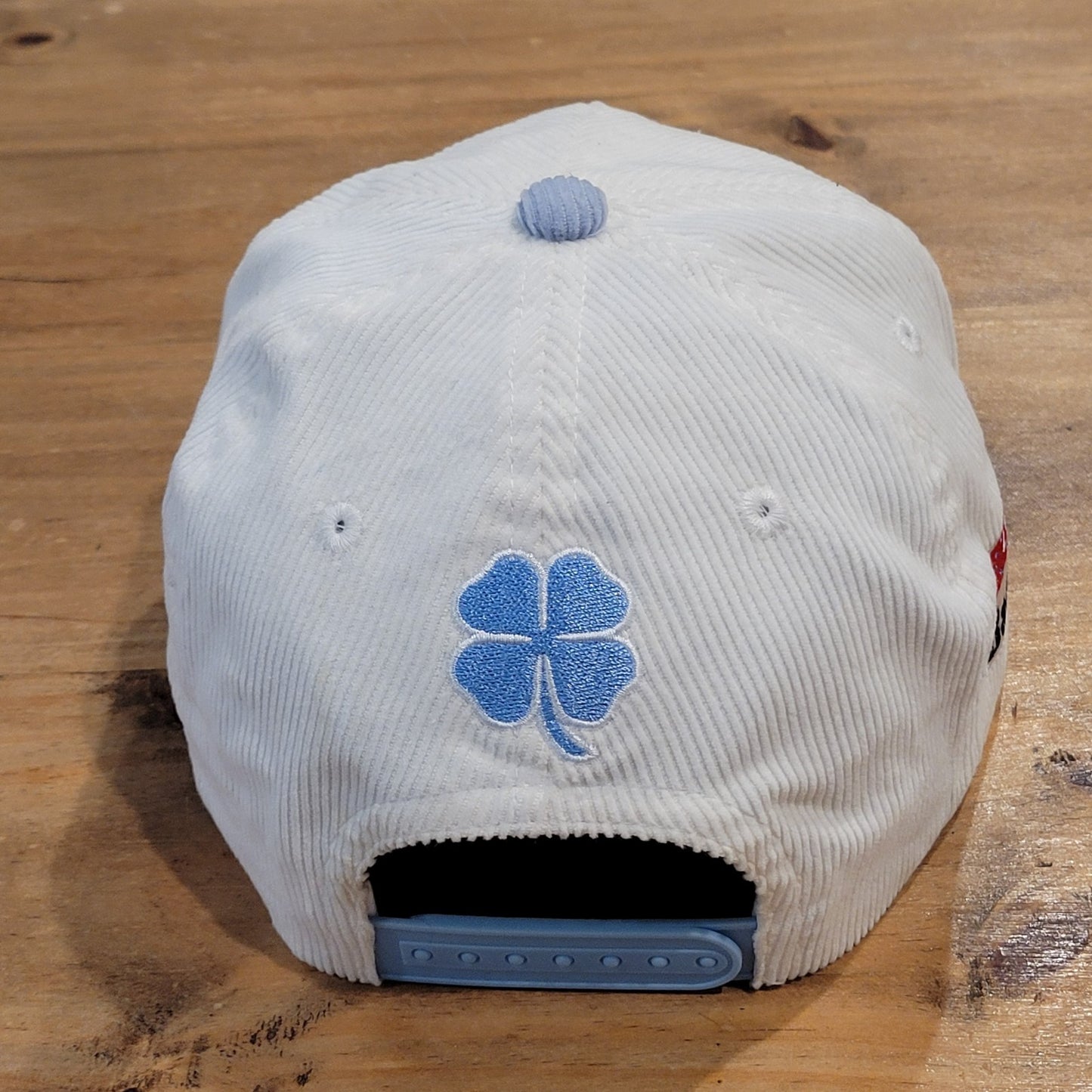 Breakfast Ball Club Corduroy Hat Cap Snapback White Blue Tasmanian Devil