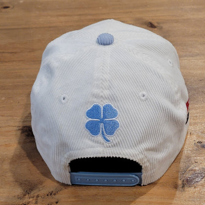 Breakfast Ball Club Corduroy Hat Cap Snapback White Blue Tasmanian Devil