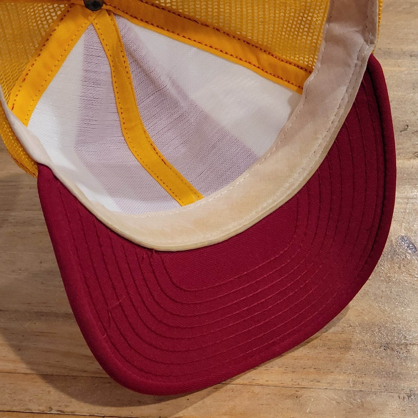 Vintage Washington Redskins Super Bowl XVIII AJD Lucky Stripe Trucker NFL USA
