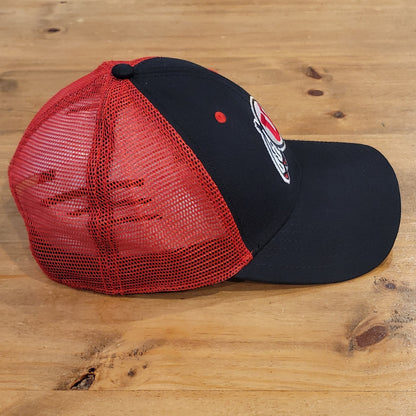 Utah Utes Under Armour Hat Cap Snapback Black Red One Size Mesh Back Trucker