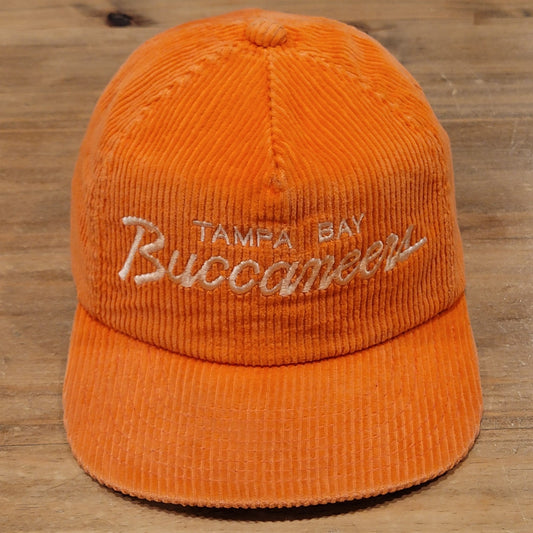 Vintage Tampa Bay Buccaneers Sports Specialties Script Corduroy Creamsicle NFL