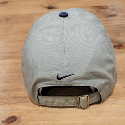 Vintage Nike Hat Strap Back Green Blue N Logo Swoosh Dad Y2K 90s Adjustable