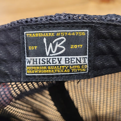 Whiskey Bent Hat Co Snapback Gray Mesh Back Trucker