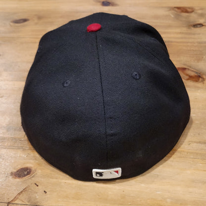 Arizona Diamondbacks Hat New Era Size 7 7/8 Fitted 59Fity Black Snake Logo MLB