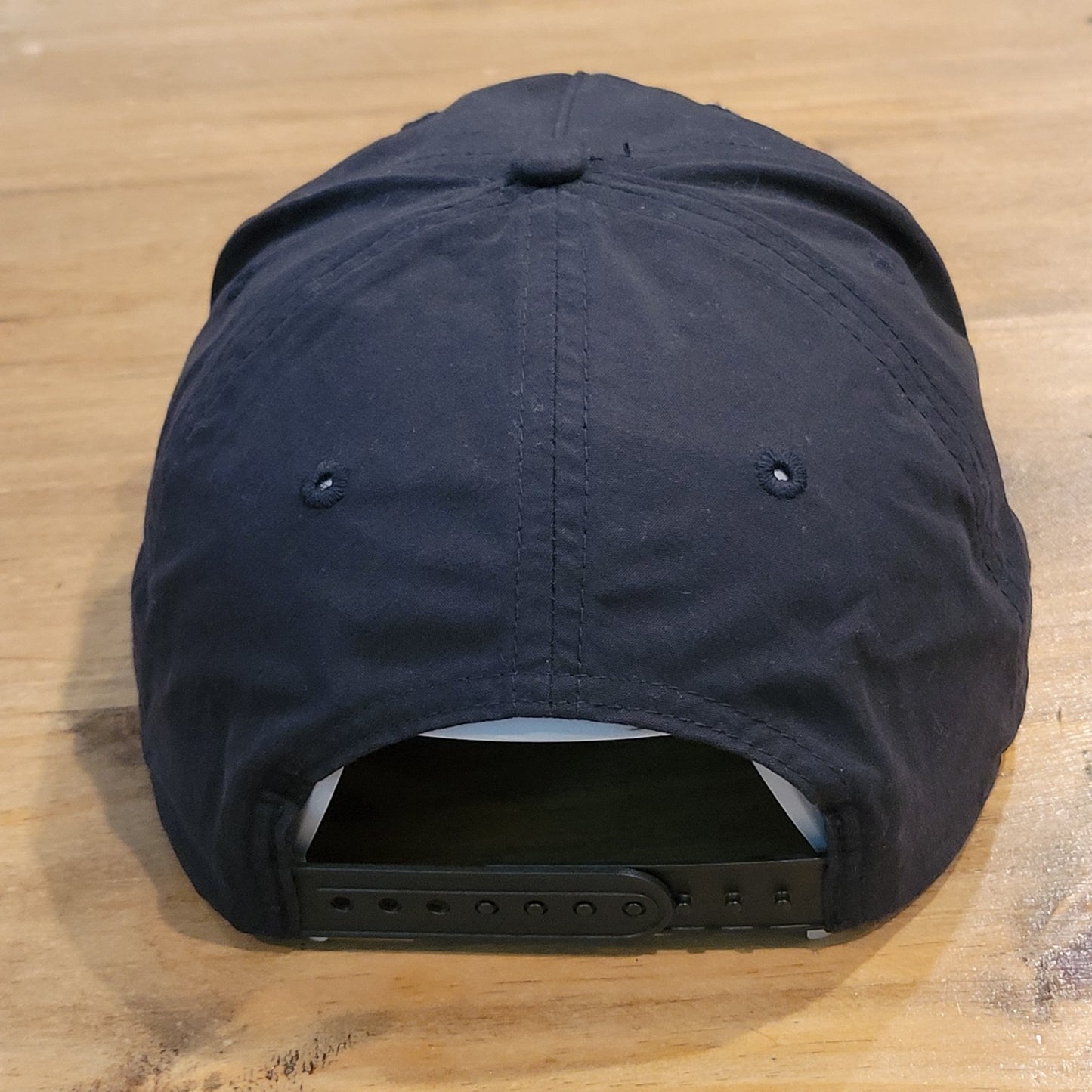 Duck Camp Deer Buck Embroidered Hat Snapback Black Hunt Hunting Rope One Size