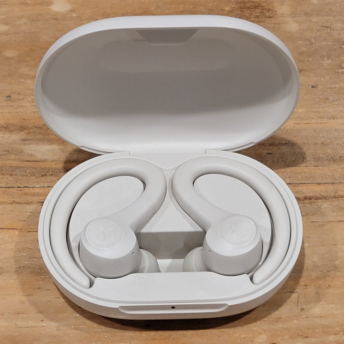 Jlab Go Sport Wireless Bluetooth Earbuds Over Ear Hook Gym Running Beige