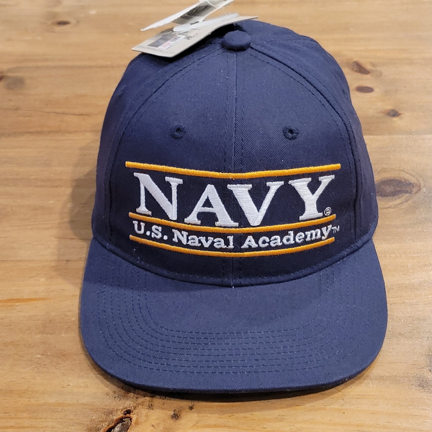 NAVY US Naval Academy Midshipmen Hat The Game 3 Bar Snapback Blue College
