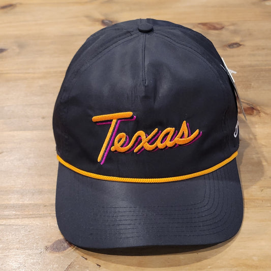 Bad Birdie Golf Hat Cap Snapback Black Rope Texas One Size Adjustable