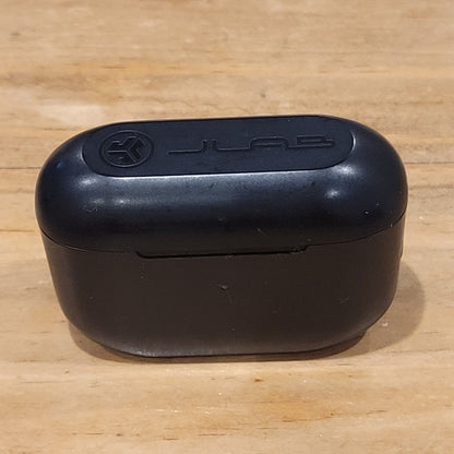 Jlab Go Pop Wireless Bluetooth Earbuds Compact With Charging Case Black