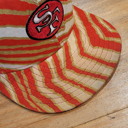 Vintage San Francisco Zubaz Hat Snapback AJD Made USA 90s Y2K NFL Football