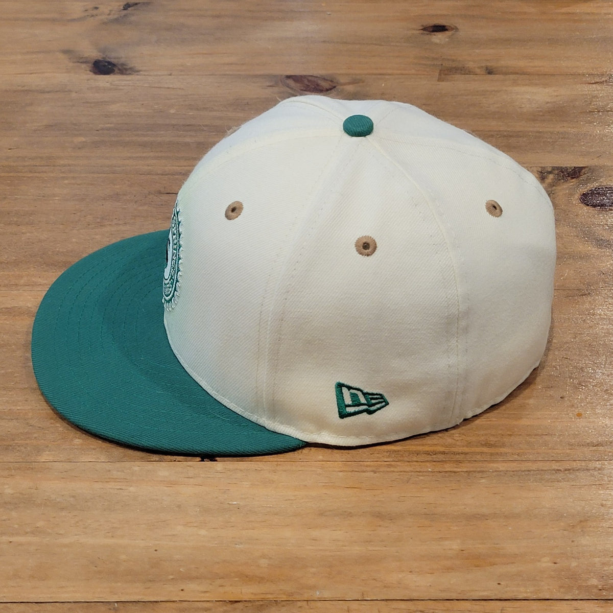 Colorado Springs Millionaires Hat New Era Size 7 3/8 Fitted 59Fifty White MilB