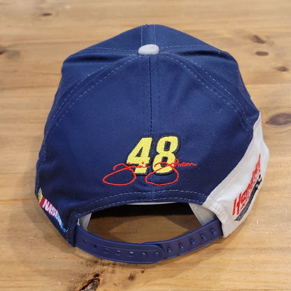 Vintage Lowe's Team Racing Hat Snapback Youth Kids Boys Jimmy Johnson NASCAR 48