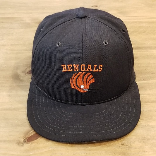 Vintage Cincinnati Bengals Hat  New Era Snapback 80s Coach Wyche One Size