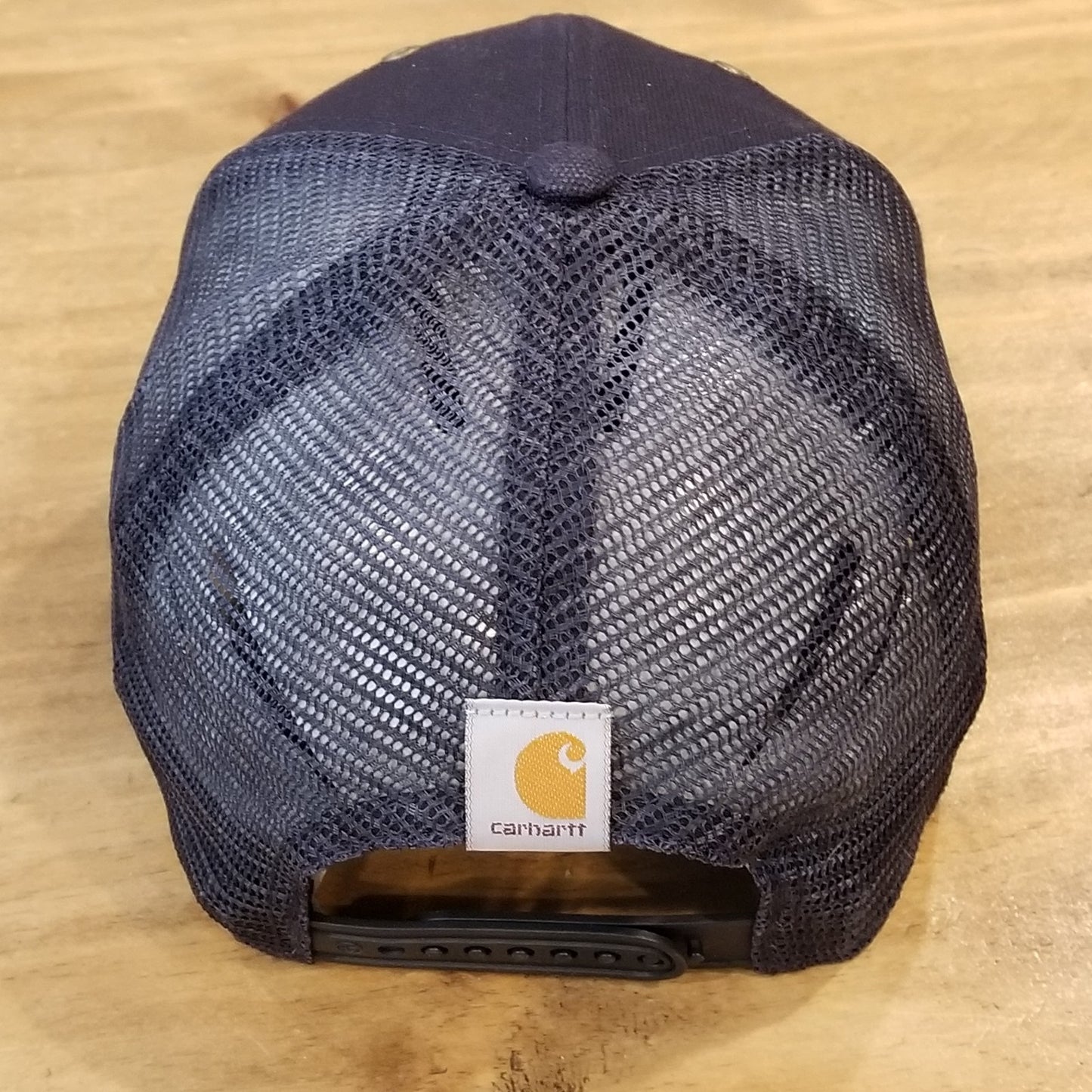 Seattle Kraken Carhartt 47 Brand Snapback Hat Cap Mesh Back Trucker Blue NHL