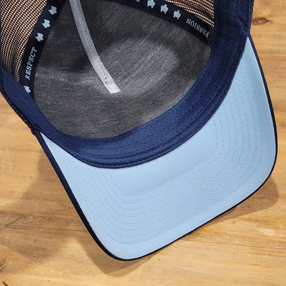 Greyson Snapback Hat Cap Mesh Back Trucker G Old English Logo Patch One Size