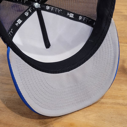 Chicago Cubs New Era Trucker Hat Snapback Cooperstown Mesh Blue MLB 9Fifty