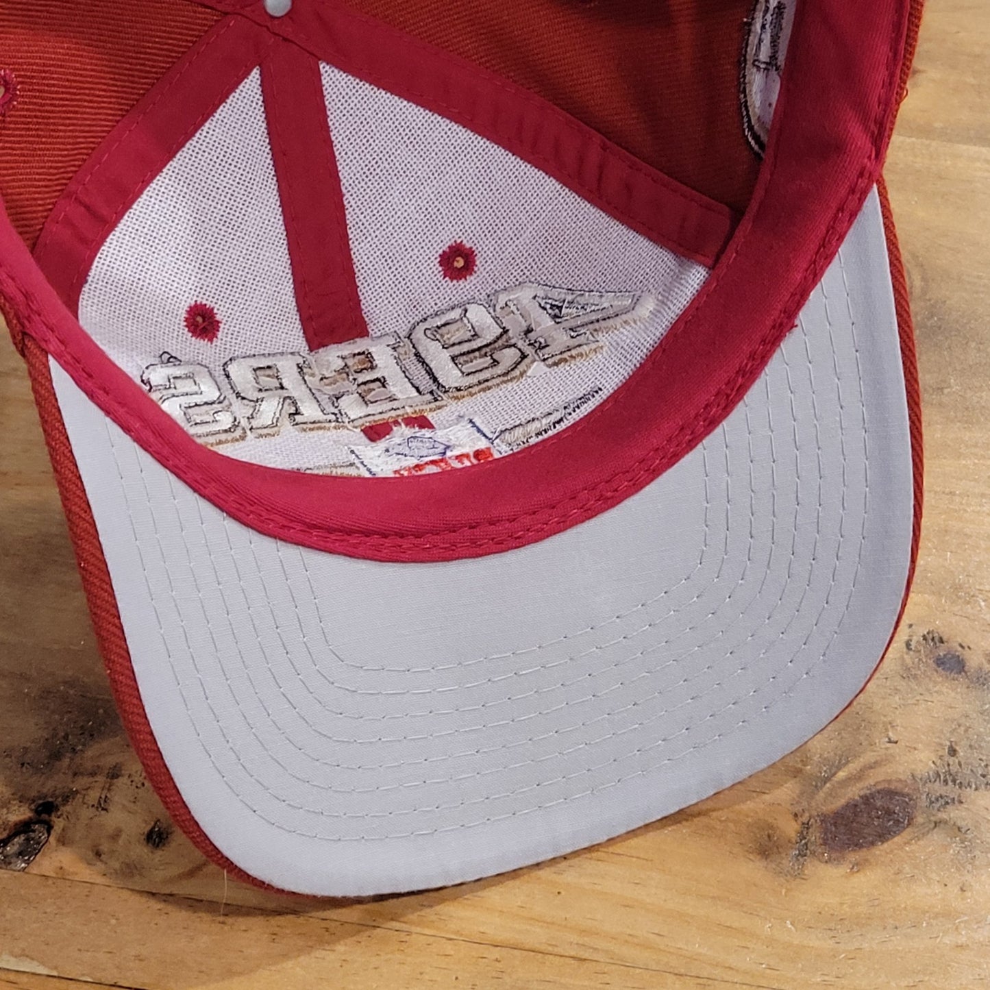 Vintage San Francisco 49ers Hat Logo Athletic Spike Diamond Wool Blend Red NFL