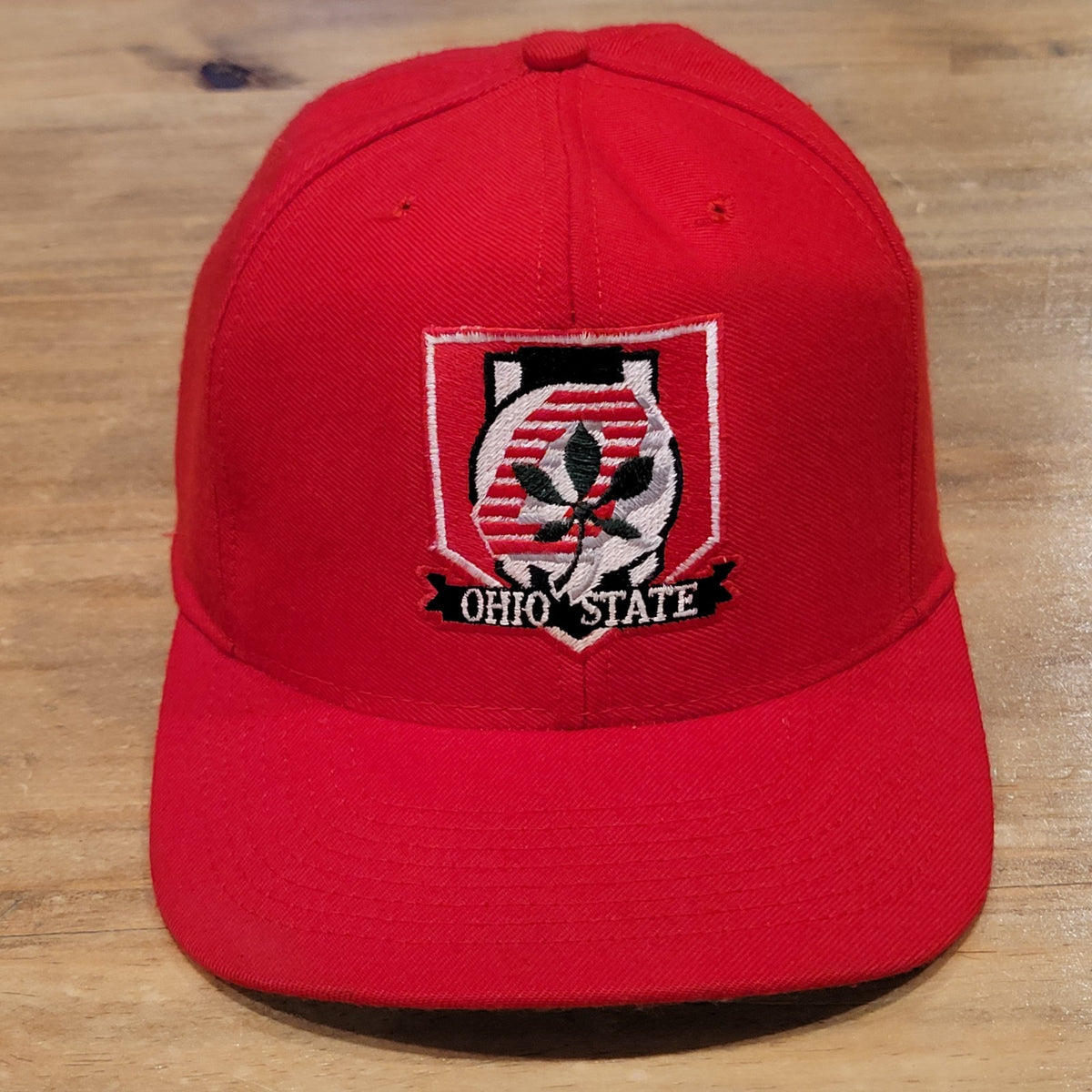 Vintage Ohio State Buckeyes Hat Snapback Nutmeg Made USA 90s College Wool