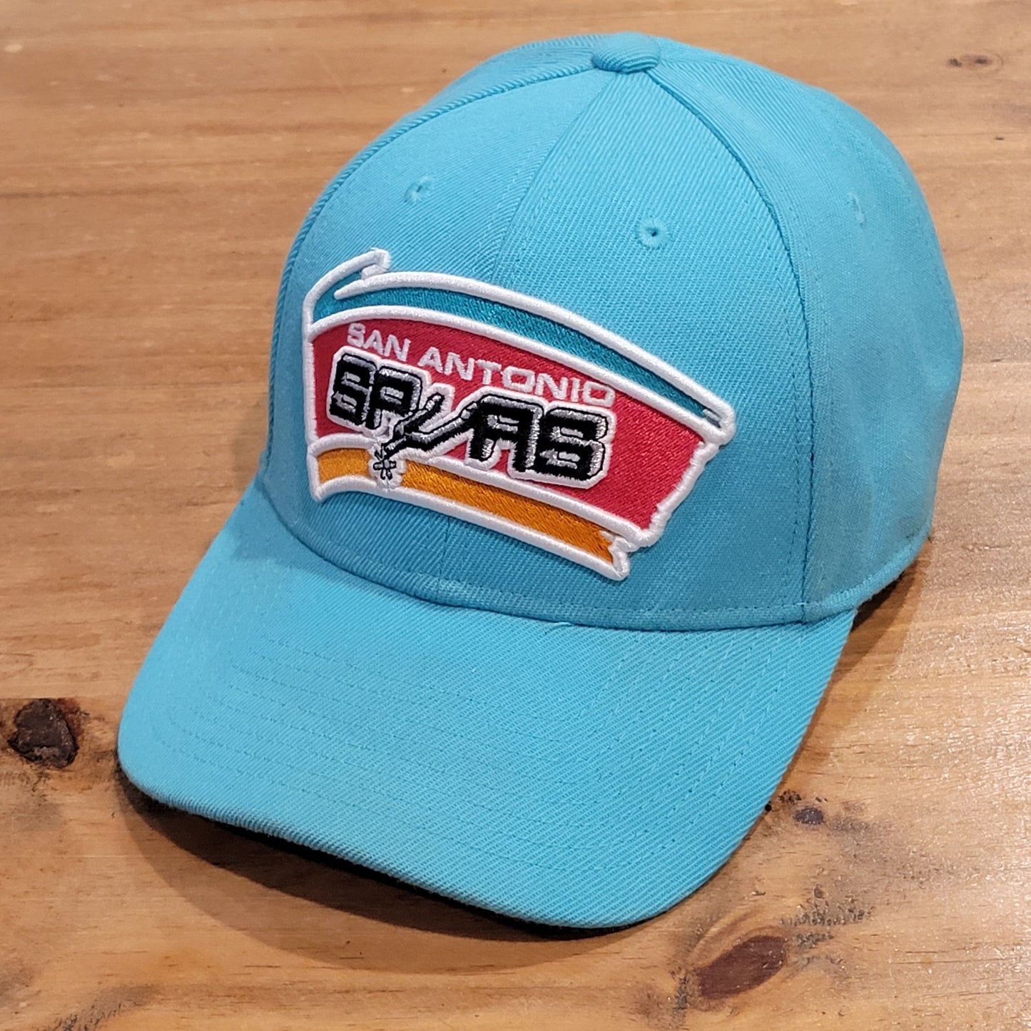 San Antonio Spurs Hat Mitchell & Ness One Size NBA Basketball Wool Blend