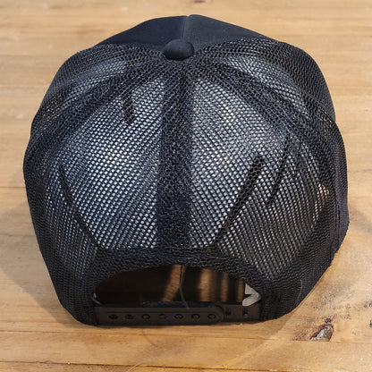 Vintage Little League Baseball Trucker Hat Snapback Black Patch Youngan One Size