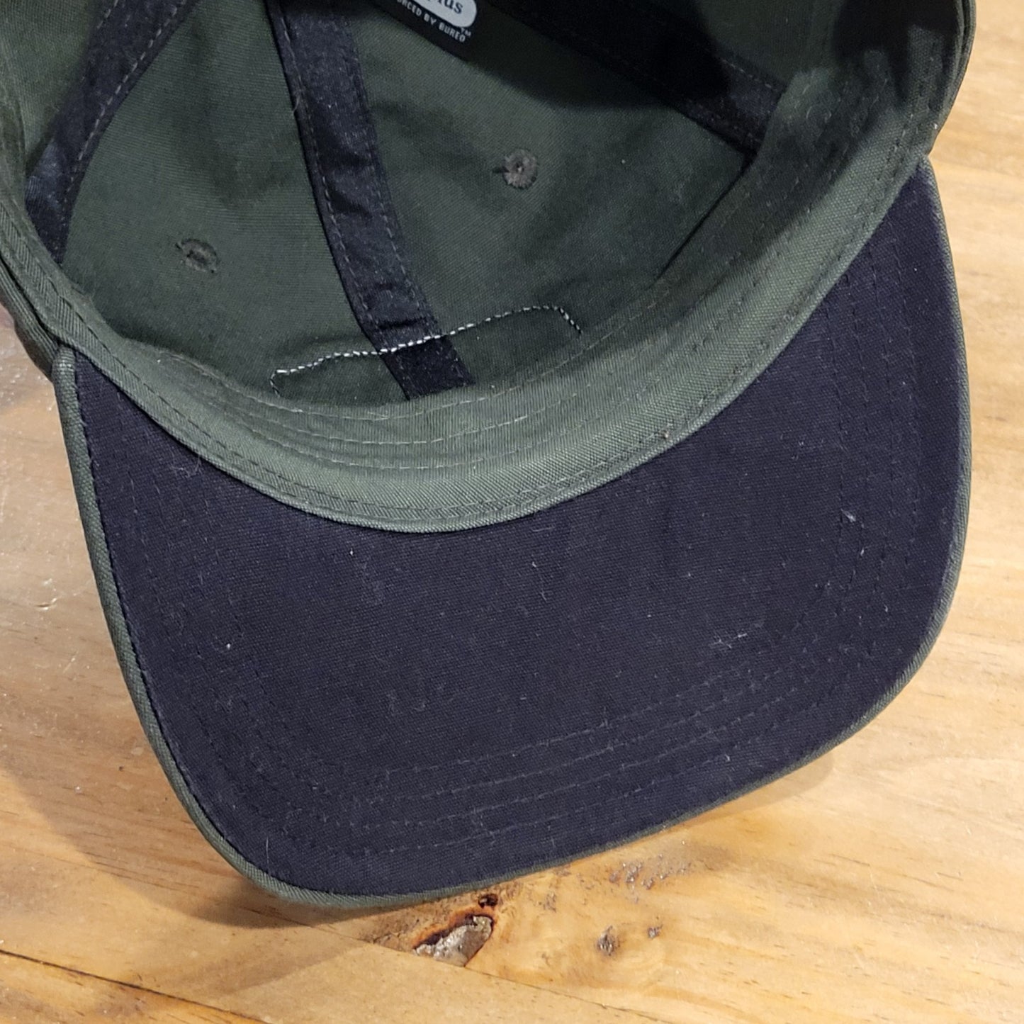 Patagonia Hat Strap Back Green Grizzly Bear Patch Logo Cotton Dad Unstructured