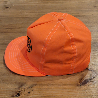 Vintage Pepsi Hat Cap Snapback Orange Rope 80s 90s Pepsi-Cola Soda Pop Drink