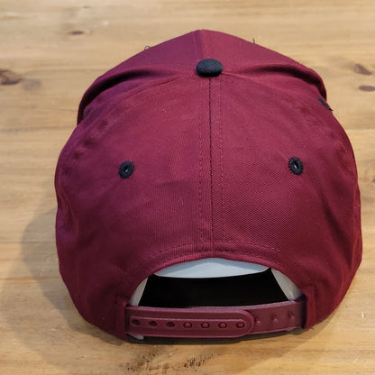Vintage Harvard Crimson Hat Snapback Red Arch Spell Out Logo 90s University