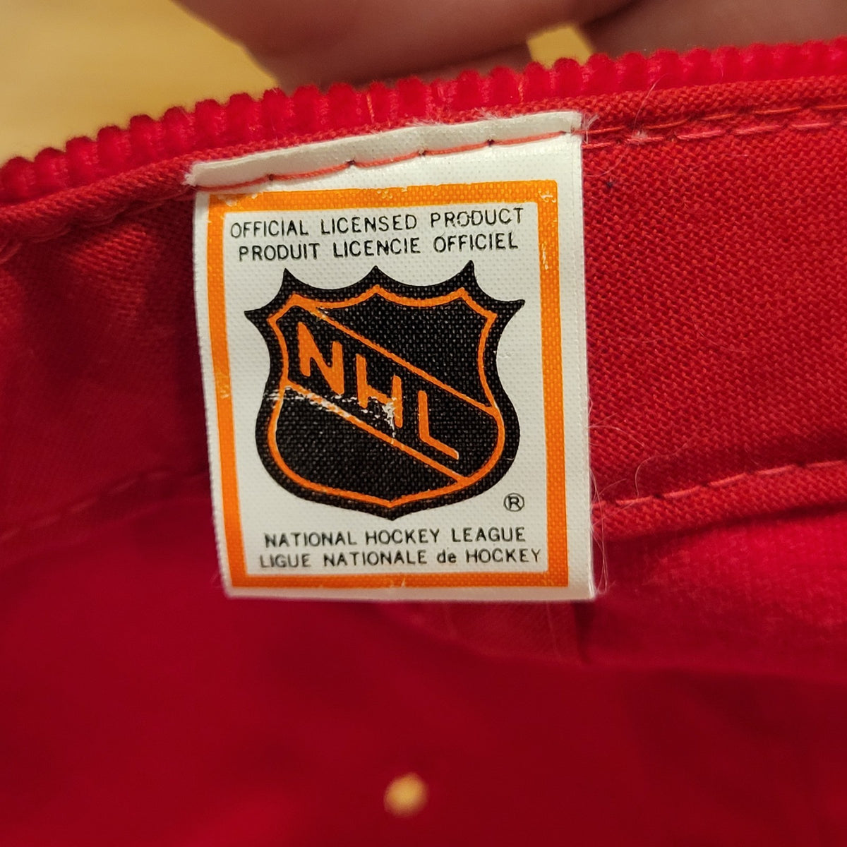 Chicago Blackhawks Corduroy Hat Snapback Red 80s 90s NHL Hockey