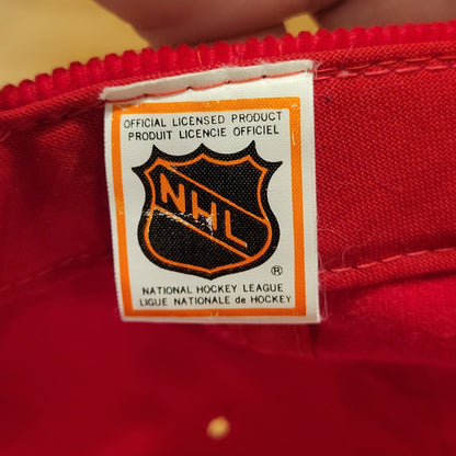 Chicago Blackhawks Corduroy Hat Snapback Red 80s 90s NHL Hockey