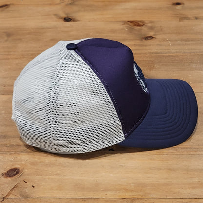 Seattle Mariners Hat Snapback New Era Trucker Mesh Back Cooperstown
