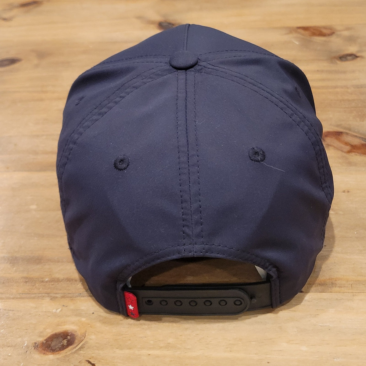 Puma Golf Hat Snapback Black Rope Rubber Circle Patch Golfer One Size