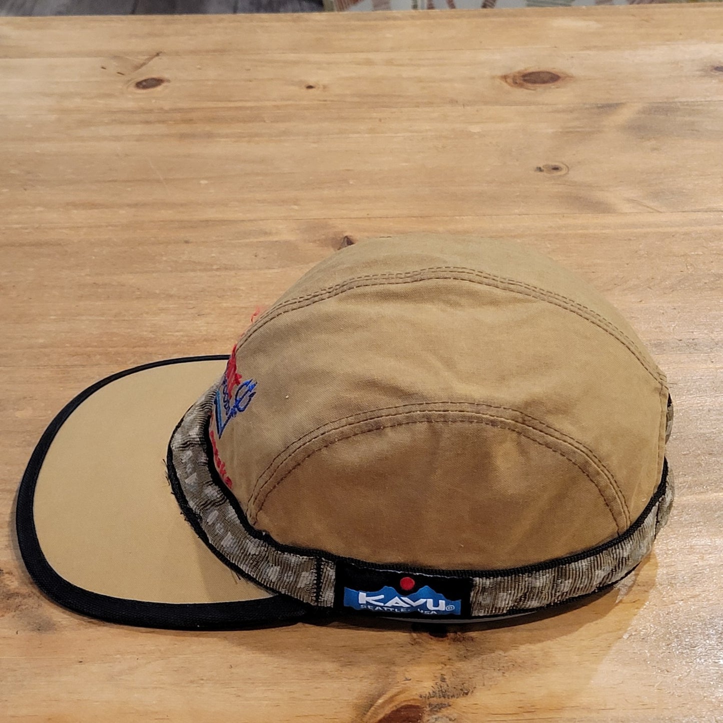 Trident Seafoods Kavu Hat Size M Adjustable Brown Canvas Sand Point Alaska