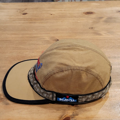 Trident Seafoods Kavu Hat Size M Adjustable Brown Canvas Sand Point Alaska
