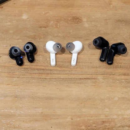 Lot of 3 Earbuds Bluetooth Wireless Skullcandy Dime 2 Onn Tozo NC2 ANC