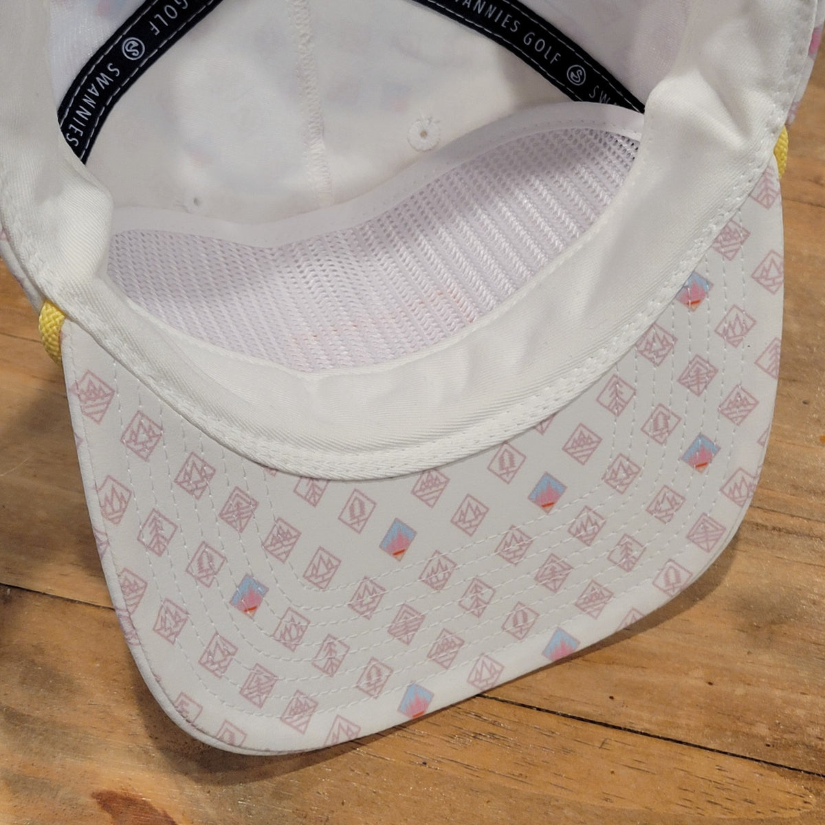 Swannies Golf Hat Snapback Multicolor AOP Rope Patch One Size Golfer One Size