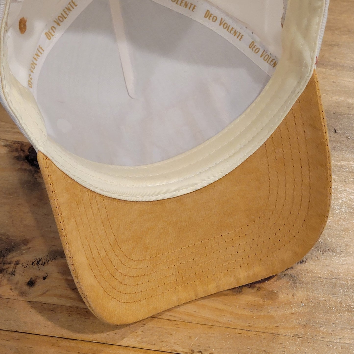 Texas Hondo Hat Co Snapback Brown White Spell Out One Size