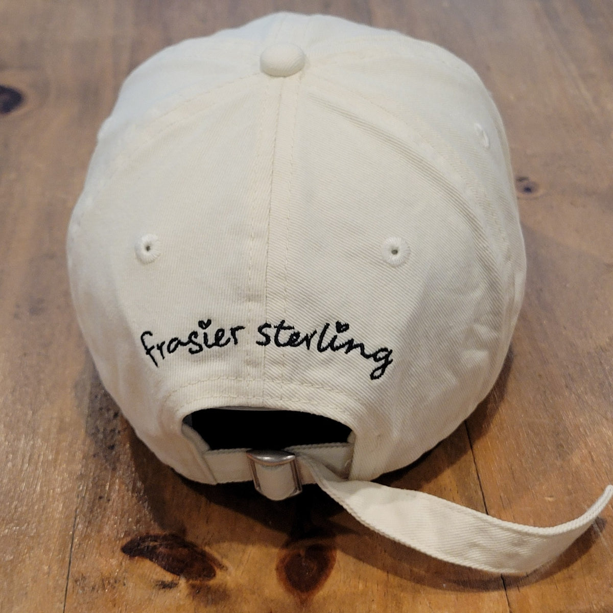Golf Cart Hat Cap Beige Orange Strap Back Frasier Sterling One Size
