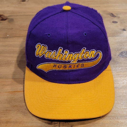 Vintage Washington Huskies Starter Hat Cap Wool Tailsweep 90s One Size College