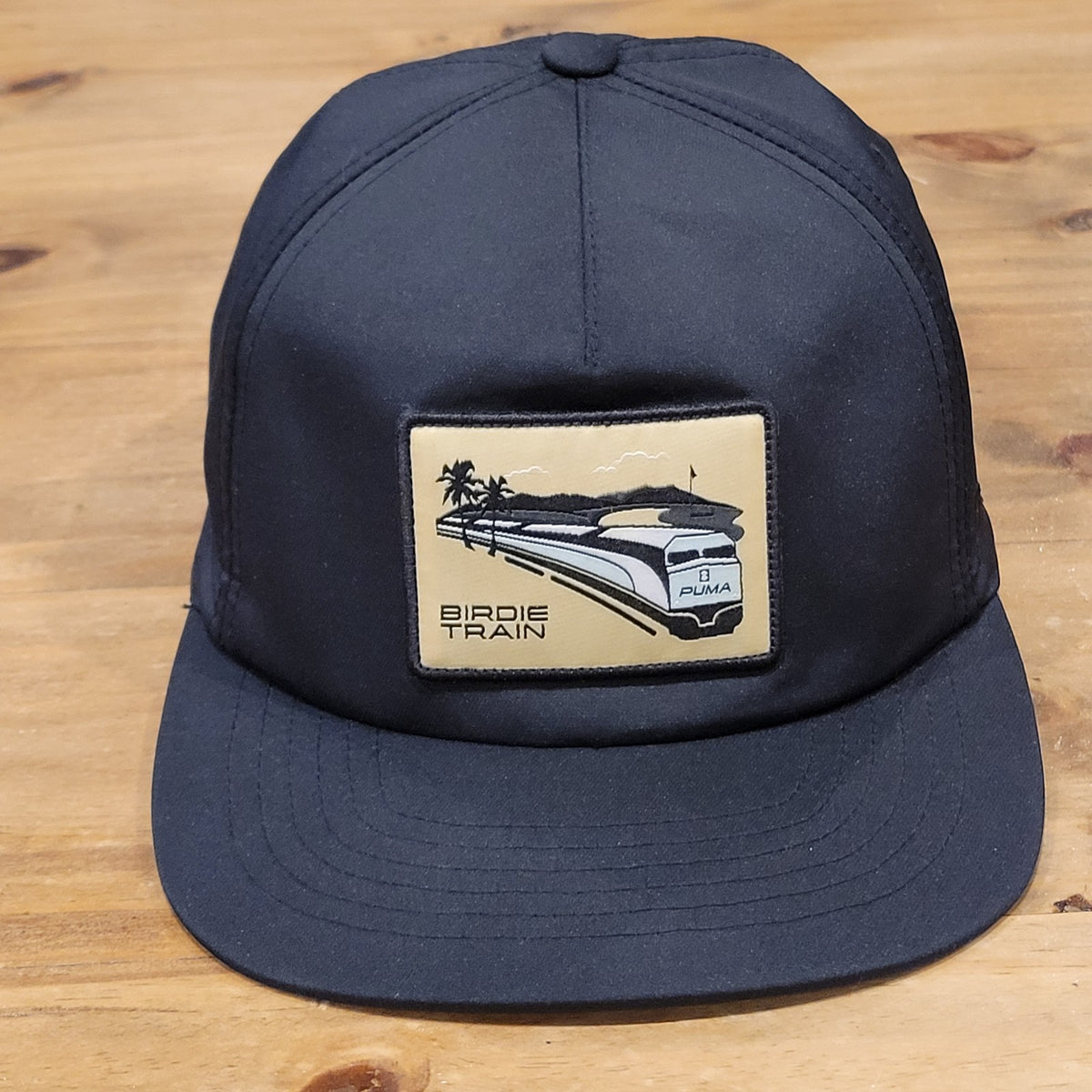 Puma Golf Hat Snapback Birdie Train Golf Golfer Black Patch One Size