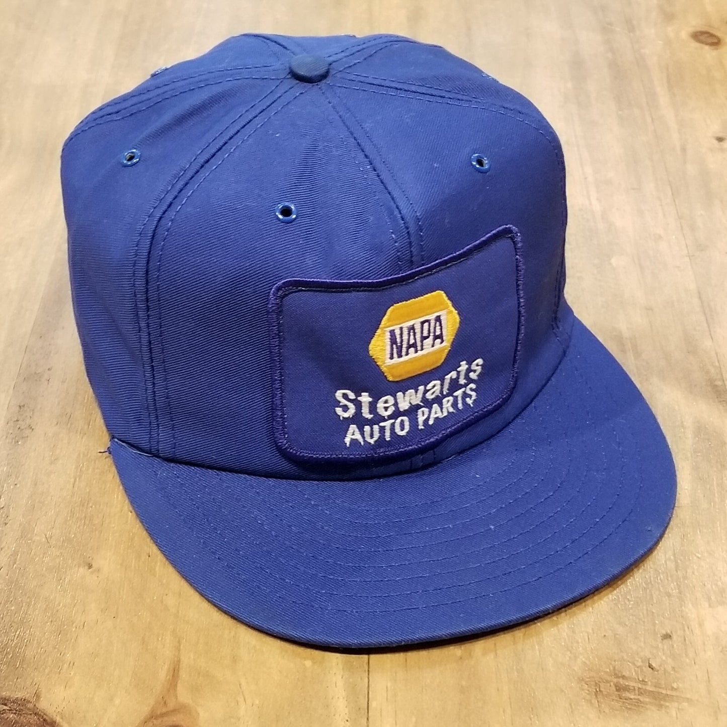 Vintage NAPA Auto Parts Hat Cap Snapback Louisville Car Automotive Big Patch