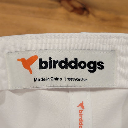 Birddogs Hat Cap Snapback White Rope Embroidered Bird Logo One Size Cotton