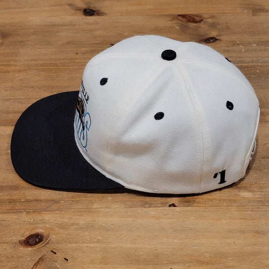 Vintage Jacksonville Jaguars Hat Snapback Apparel #1 Banned Logo 90s White