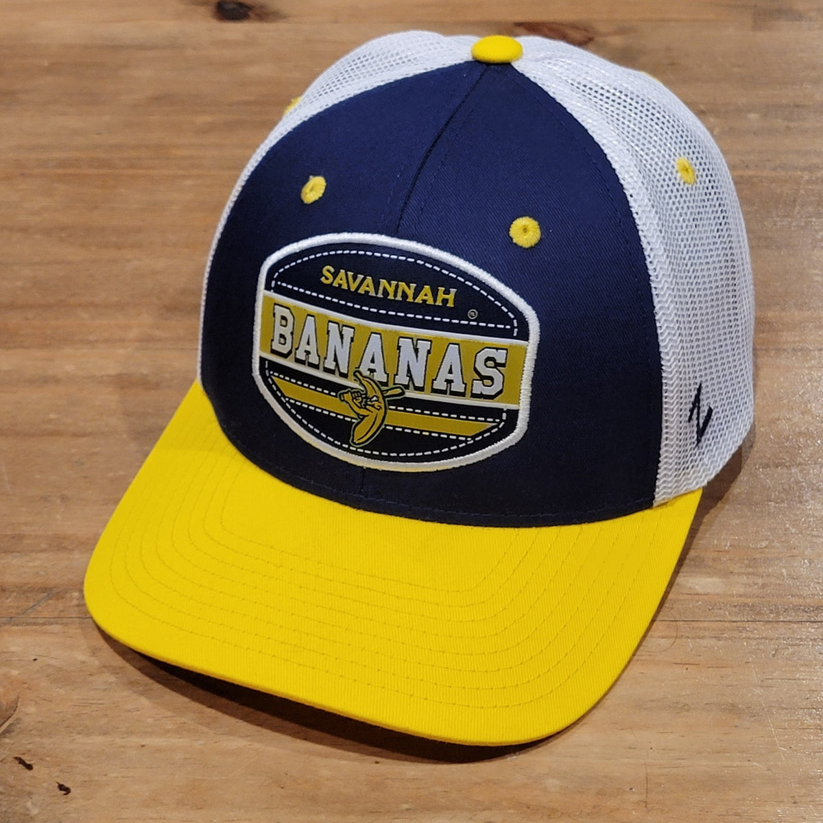 Savannah Bananas Hat Snapback Trucker Patch Baseball One Size Zephyr