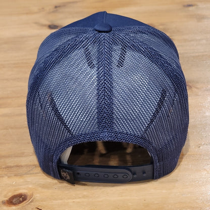 Greyson Snapback Hat Cap Mesh Back Trucker G Old English Logo Patch One Size