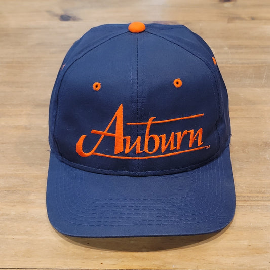 Vintage Auburn Tigers Hat Snapback The Game Bar Script 90s College Football