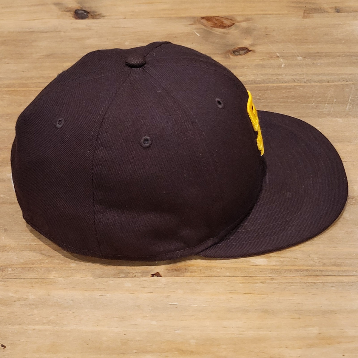 San Diego Padres Hat New era Size 7 1/4 Fitted 59Fifty Brown MLB On Field