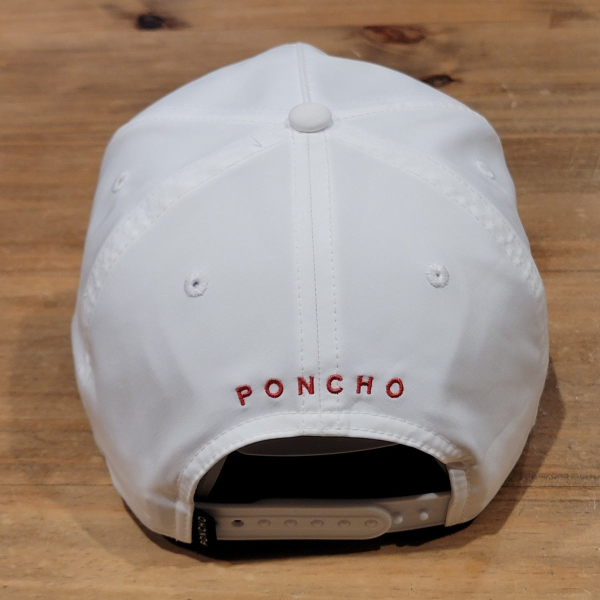 Poncho Outdoors Fly Fishing Hat Cap Snapback White Rope One Size Adjustable