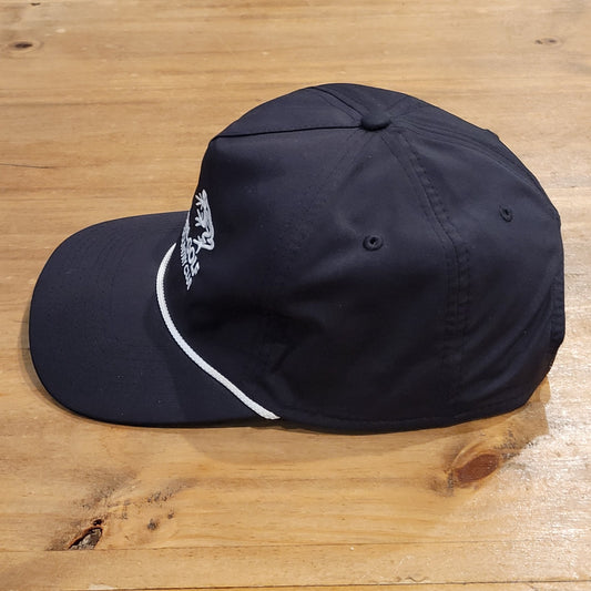 Kalispel Golf And Country Club Hat Snapback Black White Rope Imperial Golfer