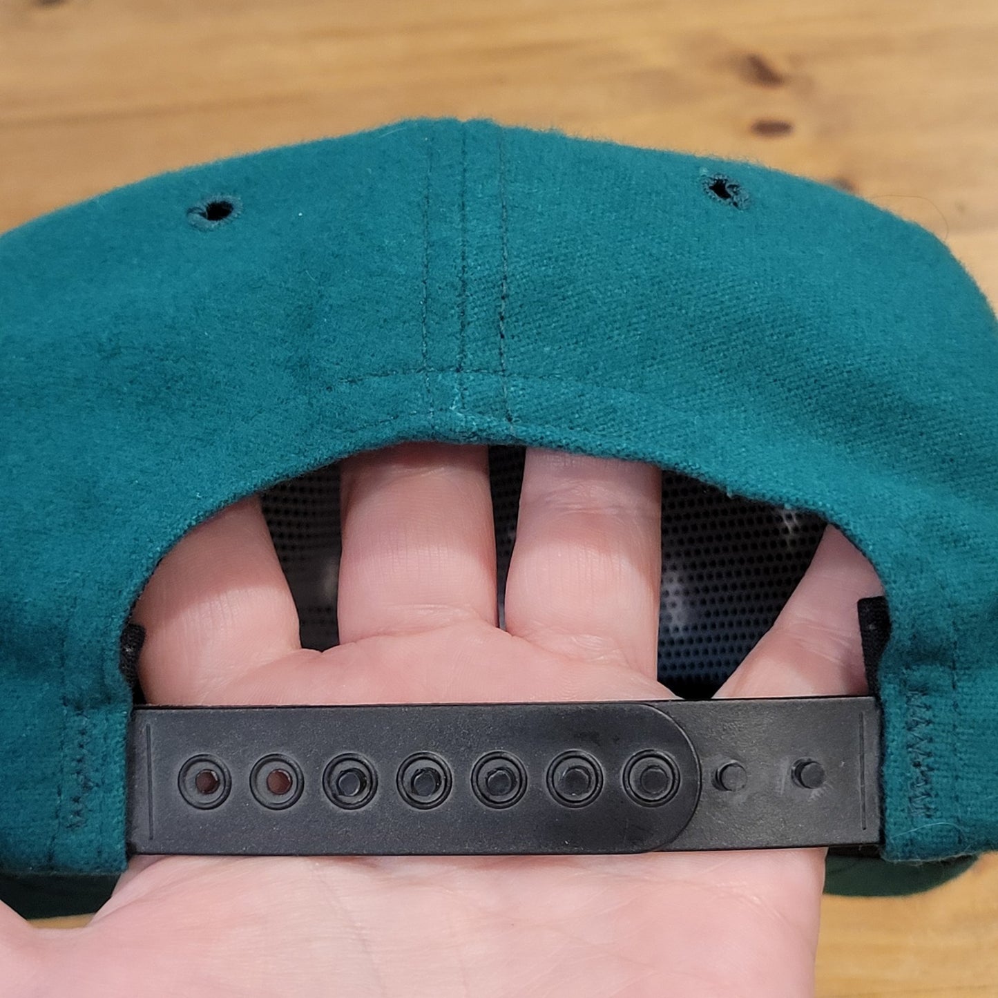 Vintage Bearcat Artic Cat Hat Snapback MAde USA Articwear 90s Green spell Out
