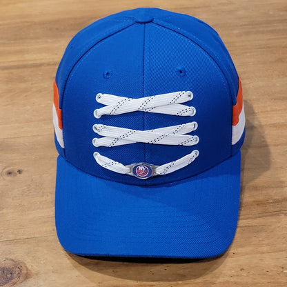 New York Islanders Lacer Hat Snapback Blue Shoe Lace Laces One Size NHL Hockey